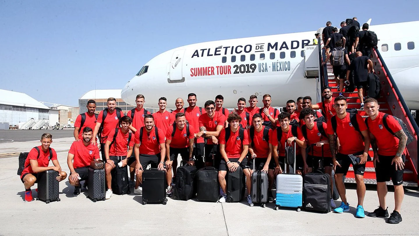 El Atlético, rumbo a EEUU El Atlético, rumbo a EEUU