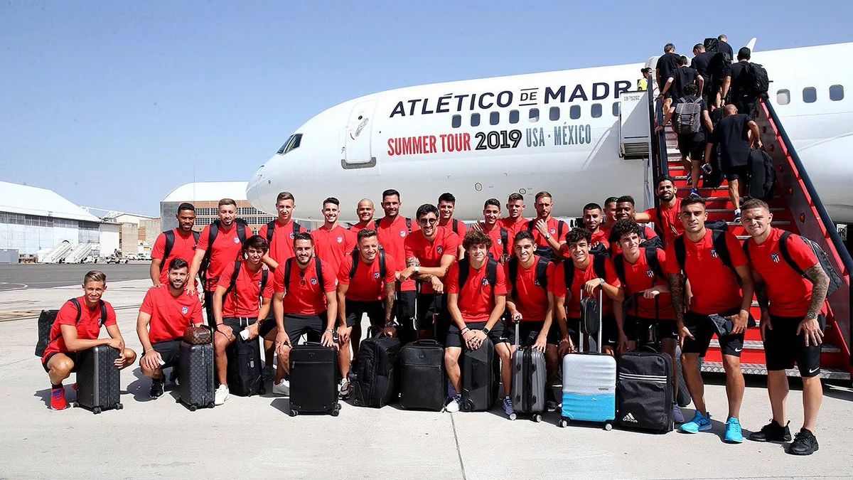 El Atlético, rumbo a EEUU