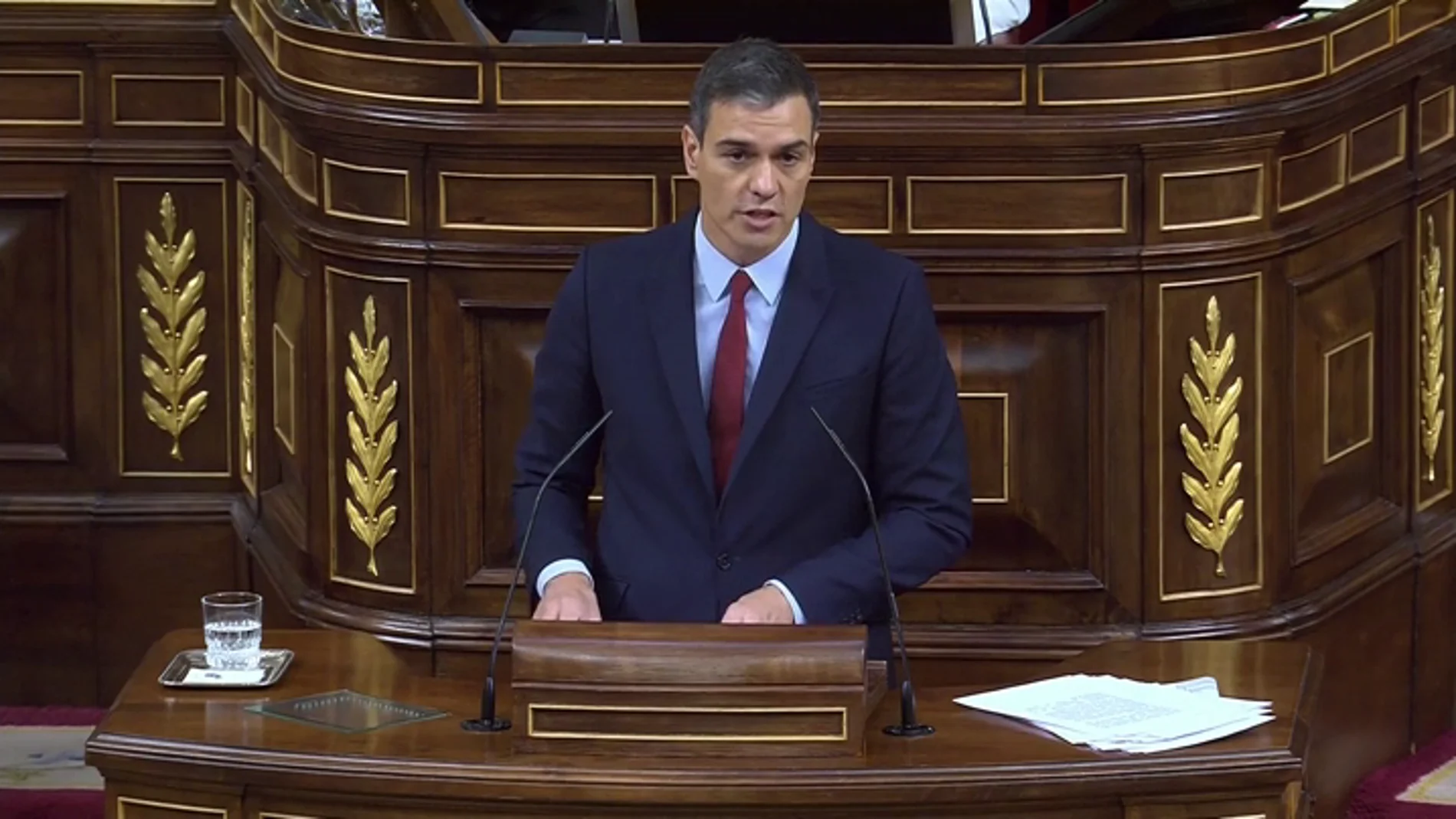  Pedro Sánchez en el Congreso de los Diputados