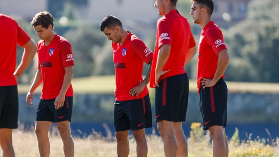 Ángel Correa, entrenando con el Atleti Ángel Correa, entrenando con el Atleti