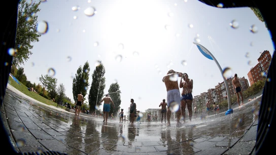 Imagen de archivo de una jornada de ola de calor. Ola de calor