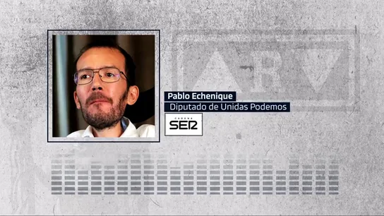 Echenique confirma que Podemos no votará hoy a favor de Sánchez: "Aspiramos a que el jueves haya un Gobierno" Echenique confirma que Podemos no votará hoy a favor de Sánchez: "Aspiramos a que el jueves haya un Gobierno"