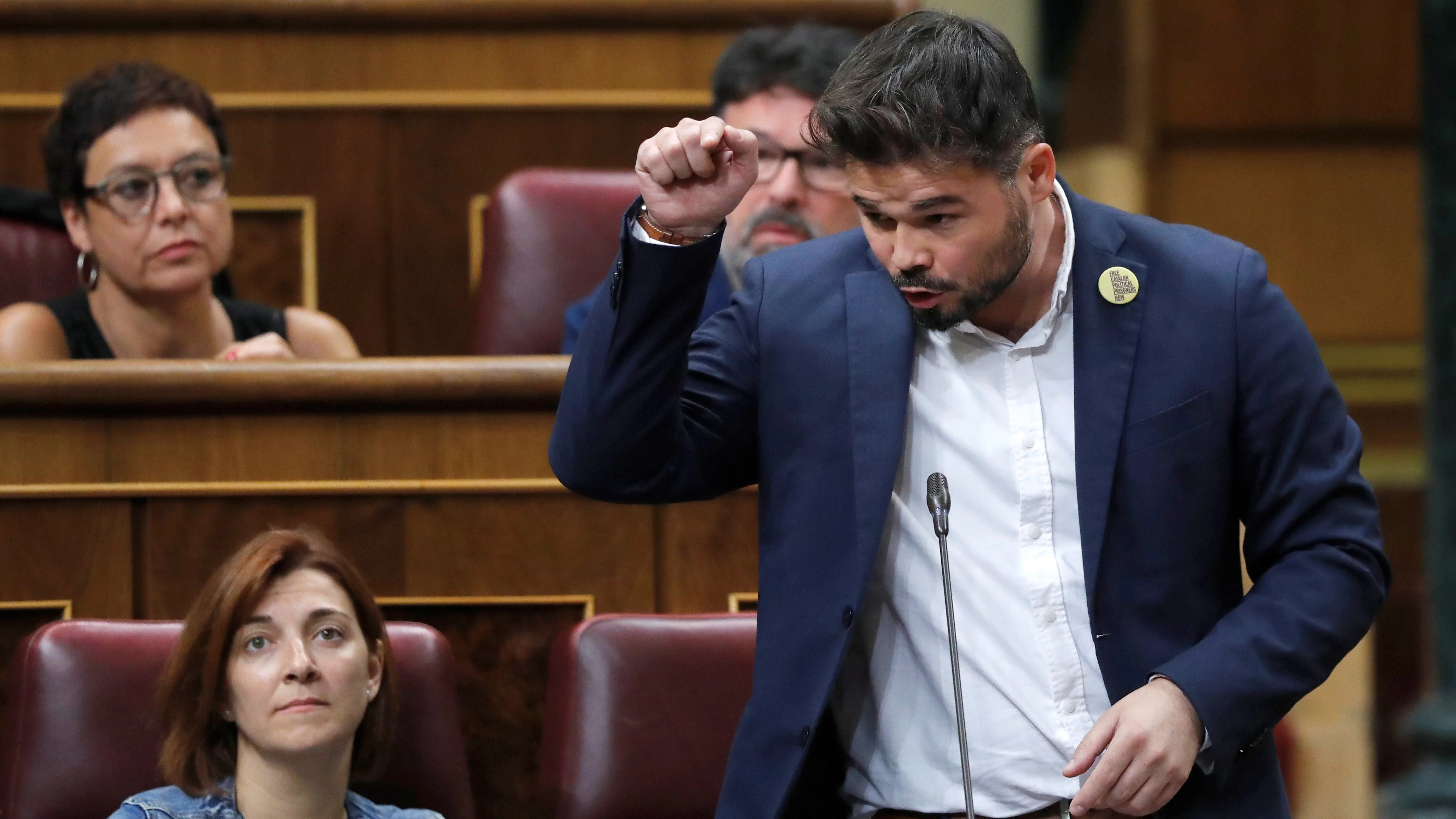 El portavoz de ERC, Gabriel Rufián