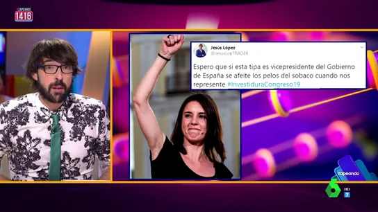 El 'dardo' de Zapeando al machista comentario de un concejal del PP sobre Montero El 'dardo' de Zapeando al machista comentario de un concejal del PP sobre Montero