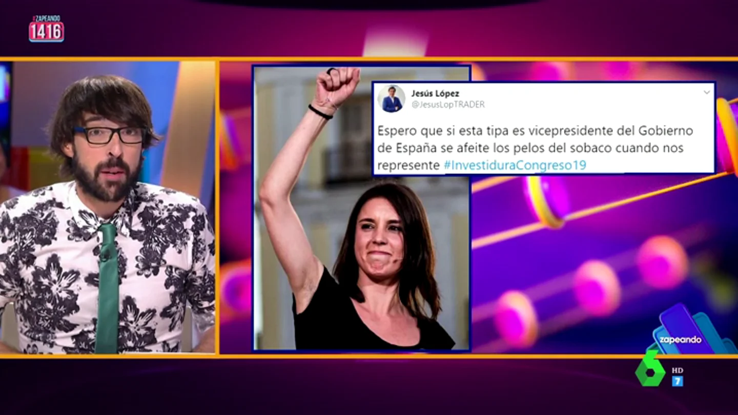 El 'dardo' de Zapeando al machista comentario de un concejal del PP sobre Montero El 'dardo' de Zapeando al machista comentario de un concejal del PP sobre Montero