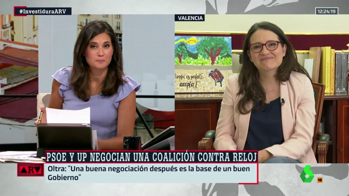 Mónica Oltra: "La renuncia de Pablo Iglesias me parece un acto de generosidad política y responsabilidad" Mónica Oltra: "La renuncia de Pablo Iglesias me parece un acto de generosidad política y responsabilidad"