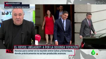 El análisis de Ferreras: "El PSOE quiere que Pedro Sánchez sea presidente mañana, pero no tiene miedo a las elecciones"