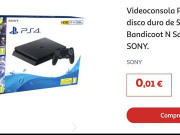 Las PS4 por un céntimo Las PS4 por un céntimo