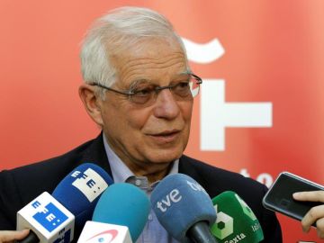 El ministro de Asuntos Exteriores en funciones, Josep Borrell El ministro de Asuntos Exteriores en funciones, Josep Borrell