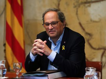 El presidente de la Generalitat, Quim Torra en una imagen de archivo El presidente de la Generalitat, Quim Torra en una imagen de archivo