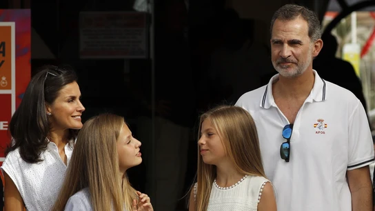 La Familia Real en el Club Náutico de Palma La Familia Real en el Club Náutico de Palma