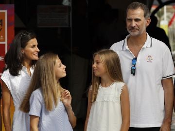 La Familia Real en el Club Náutico de Palma La Familia Real en el Club Náutico de Palma