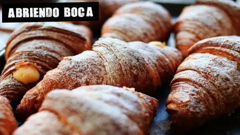 Mini cruasanes Abriendo boca
