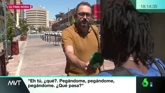 "Tengo mucho miedo porque me pegaron mucho": Habla el hombre negro al que dos vigilantes dieron una paliza en una estación de Madrid "Tengo mucho miedo porque me pegaron mucho": Habla el hombre negro al que dos vigilantes dieron una paliza en una estación de Madrid