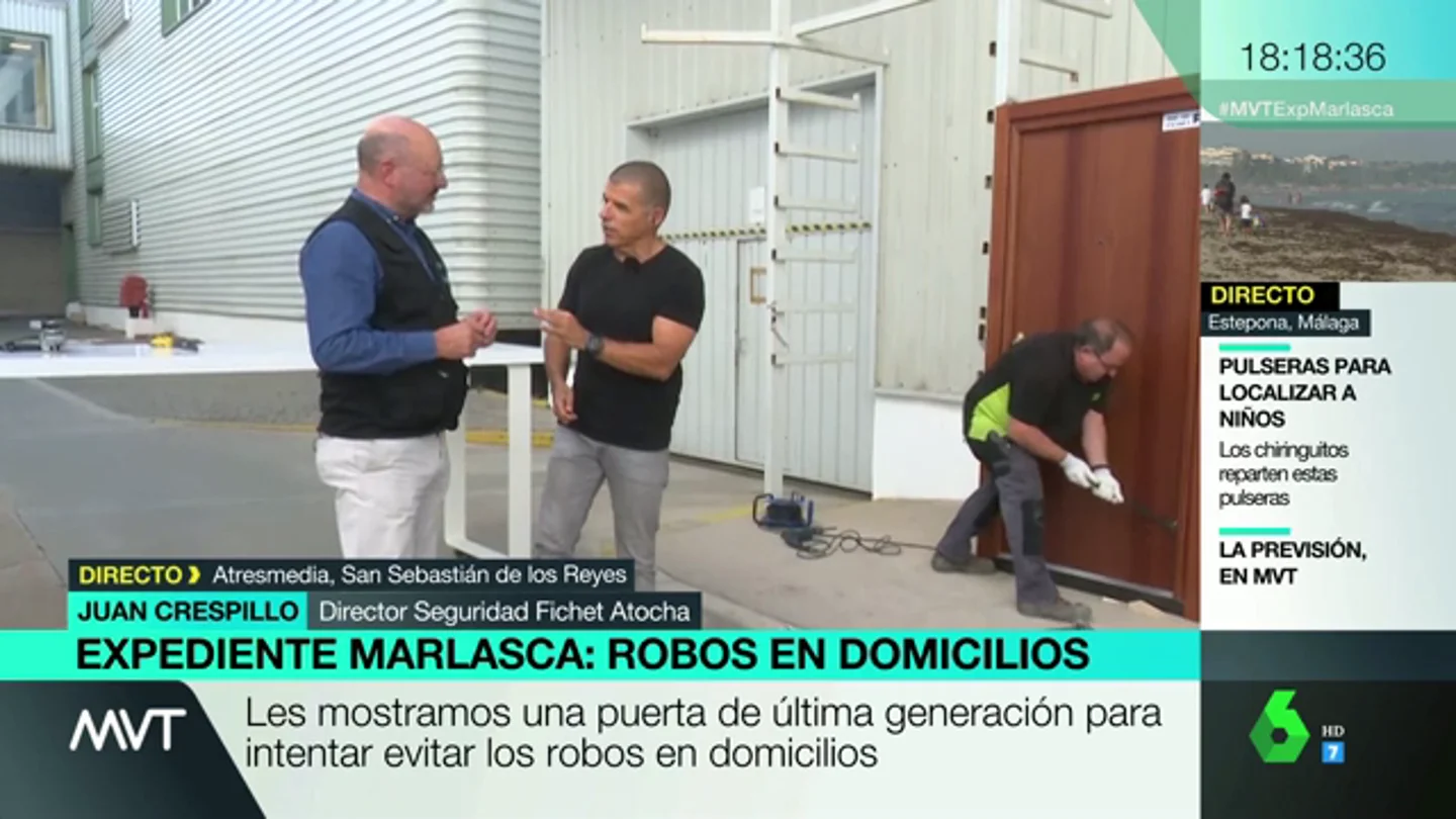 La "pesadilla de los cacos": Expediente Marlasca pone a prueba una puerta antirrobo de última generación La "pesadilla de los cacos": Expediente Marlasca pone a prueba una puerta antirrobo de última generación