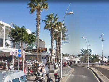 La zona de Puerto del Carmen en la que ocurrieron los hechos La zona de Puerto del Carmen en la que ocurrieron los hechos