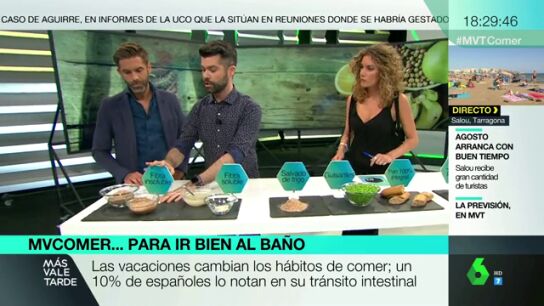 Consejos y alimentos para ir bien al ba&ntilde;o en verano