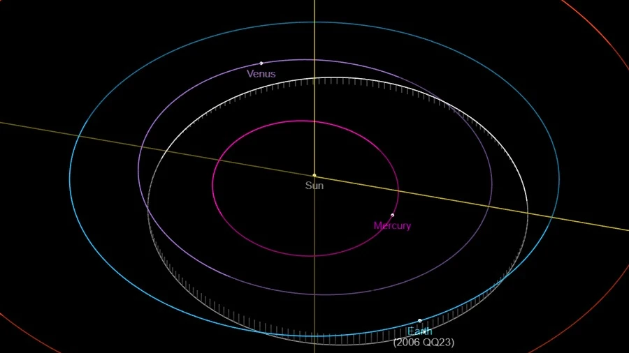 Imagen de la NASA del asteroide cercano a la Tierra