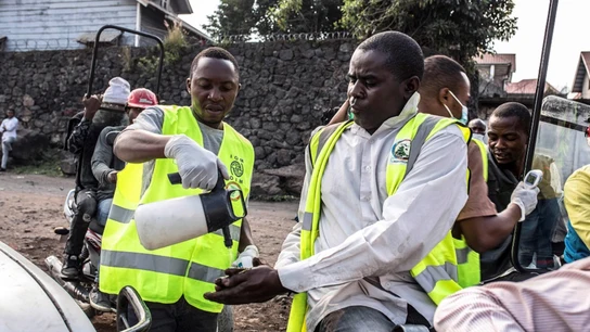 El frente humano contra el ébola en la República Democrática del Congo El frente humano contra el ébola en la República Democrática del Congo.