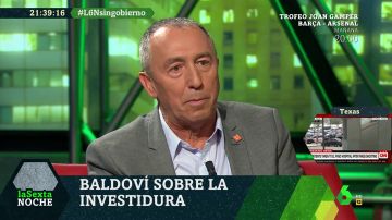 Joan Baldoví, en laSexta Noche