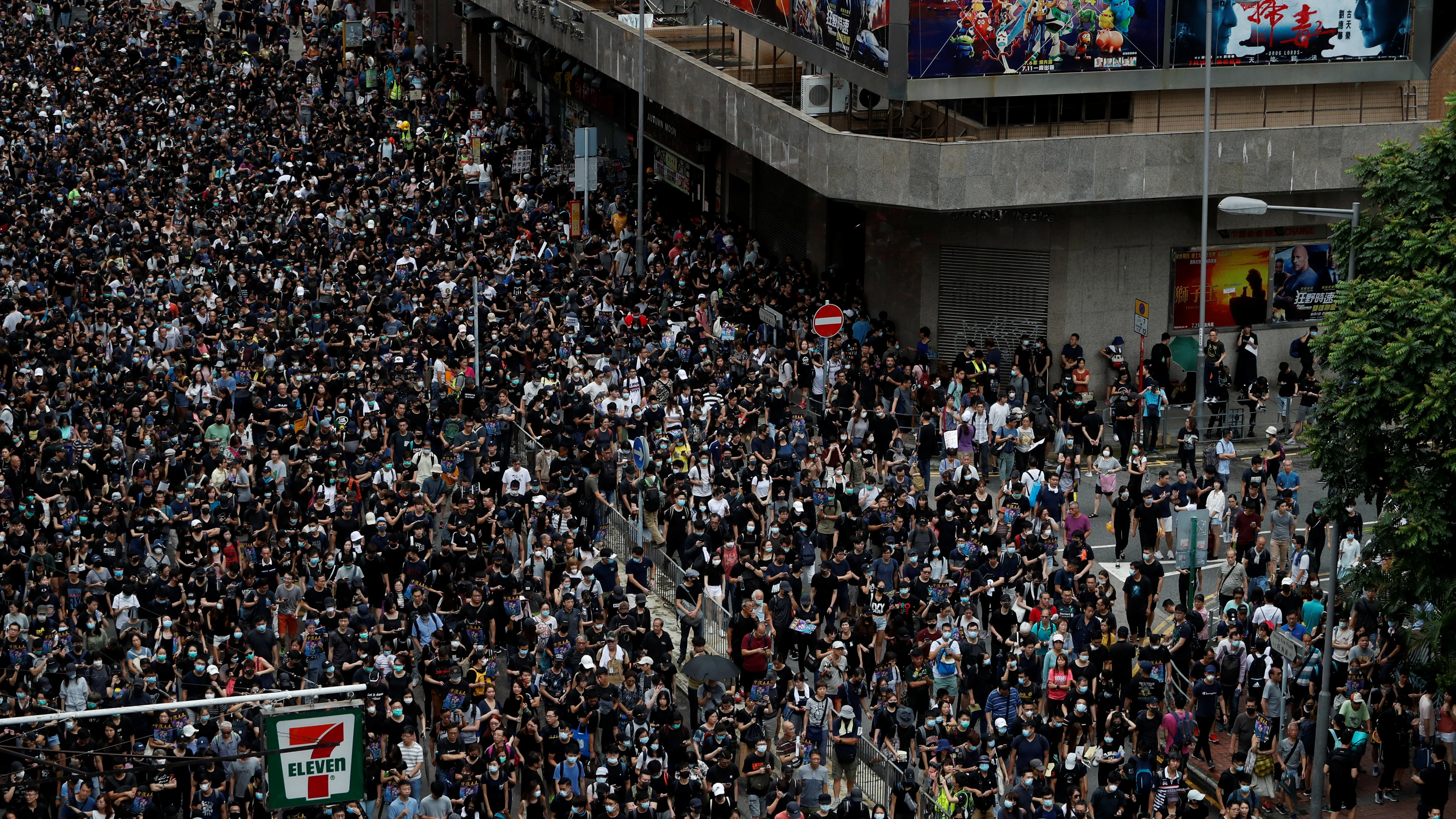 Protesta en Hong Kong