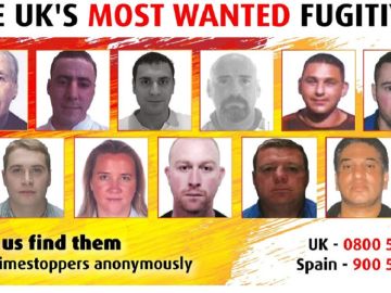 Las autoridades británicas piden encontrar a estos 11 criminales Las autoridades británicas piden encontrar a estos 11 criminales