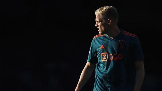 Van de Beek, durante un partido con el Ajax Van de Beek, durante un partido con el Ajax