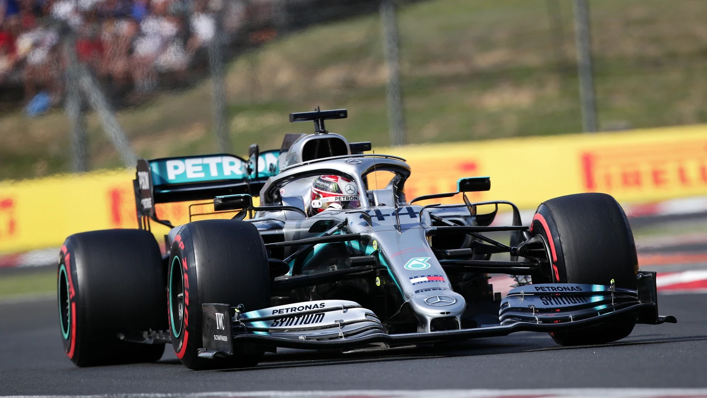 Lewis Hamilton, durante el GP de Hungría Lewis Hamilton, durante el GP de Hungría