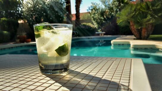 Imagen de archivo de una piscina