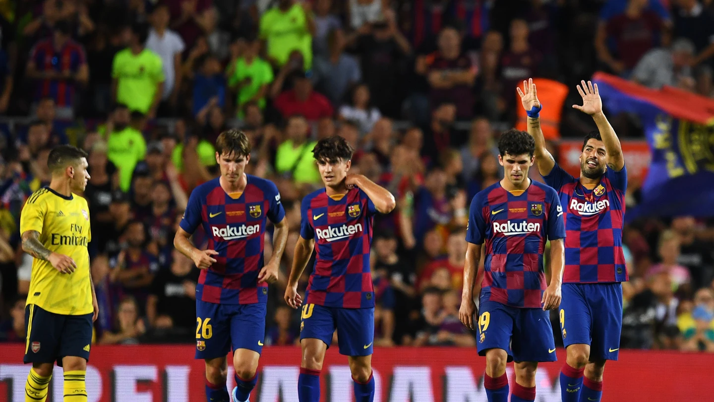 Luis Suárez celebra su gol contra el Arsenal Luis Suárez celebra su gol contra el Arsenal