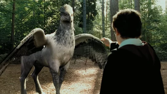 Hipogrifo en la película 'Harry Potter y el Prisionero de Azkaban' Hipogrifo en la película 'Harry Potter y el Prisionero de Azkaban'