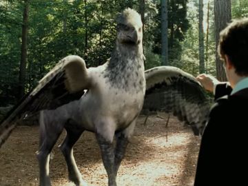Hipogrifo en la película 'Harry Potter y el Prisionero de Azkaban' Hipogrifo en la película 'Harry Potter y el Prisionero de Azkaban'