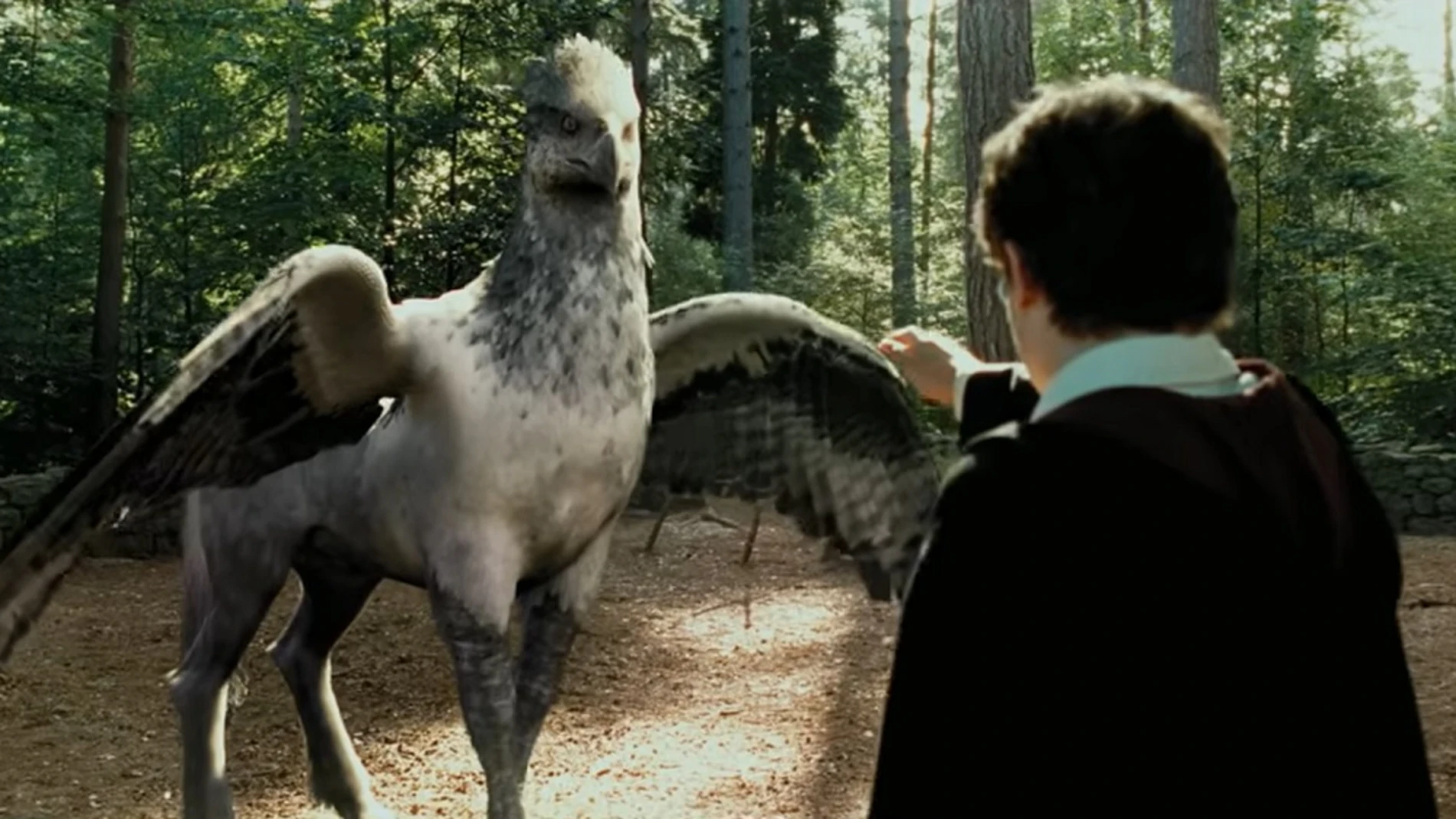 Hipogrifo en la película 'Harry Potter y el Prisionero de Azkaban'