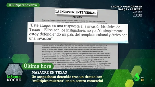 Texto publicado por el asesino de Texas Texto publicado por el asesino de Texas