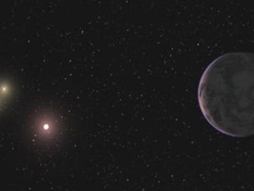 Un planeta con tres soles Un planeta con tres soles