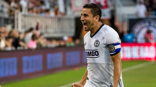 Alejandro Bedoya celebra su gol Alejandro Bedoya celebra su gol