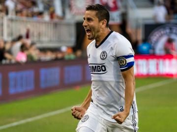 Alejandro Bedoya celebra su gol Alejandro Bedoya celebra su gol