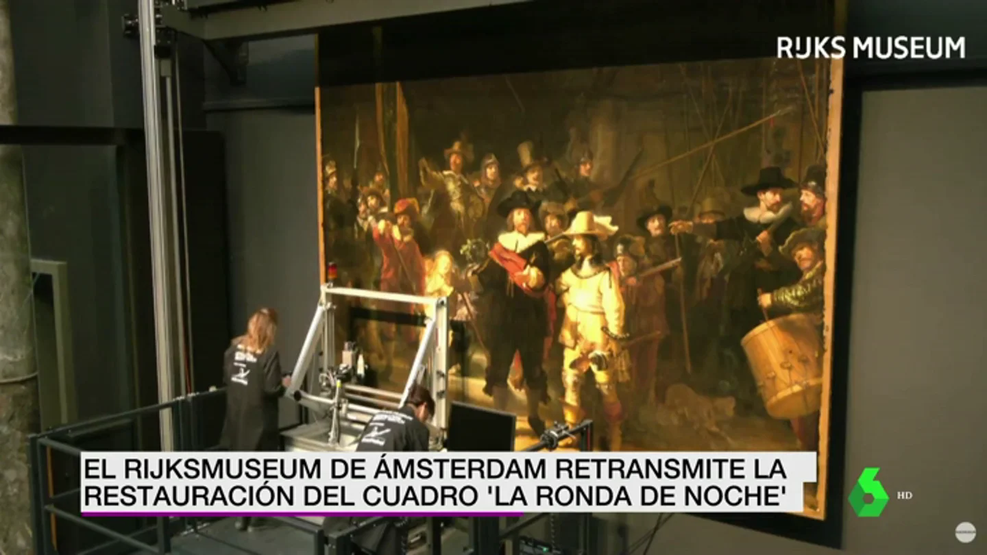 El Rijksmuseum de Ámsterdam retransmite en directo la restauración de uno de los cuadros más importantes de Rembrandt El Rijksmuseum de Ámsterdam retransmite en directo la restauración de uno de los cuadros más importantes de Rembrandt