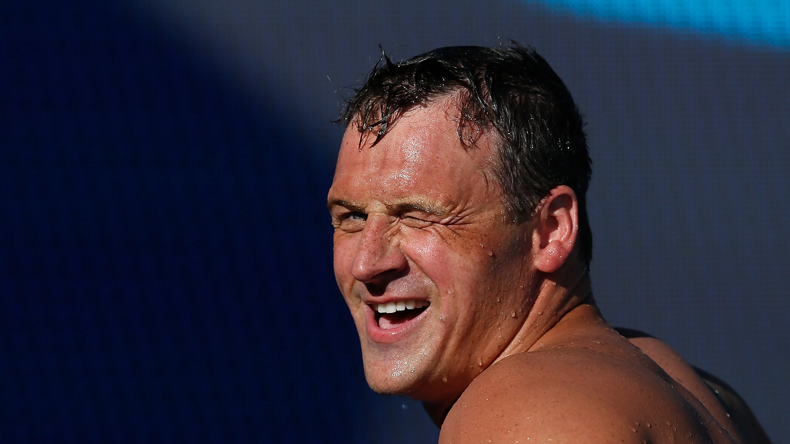 Ryan Lochte, durante la competición