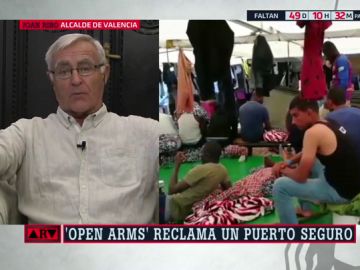 Joan Ribó: &quot;En Valencia no queremos que nuestro mar se convierta en un foso de personas&quot;