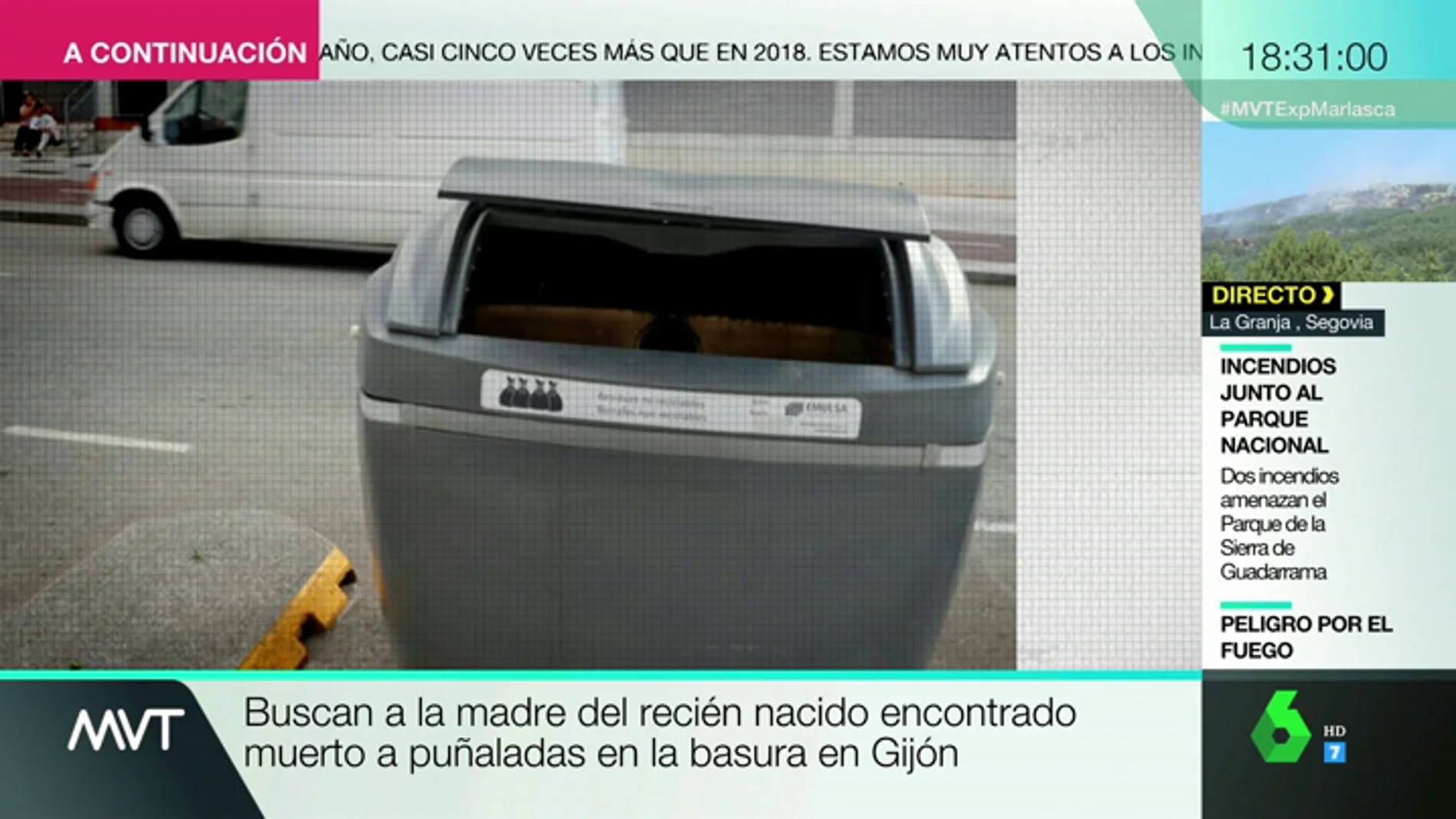 La autopsia del bebé encontrado muerto en Gijón revela que fue asesinado a puñaladas nada más nacer