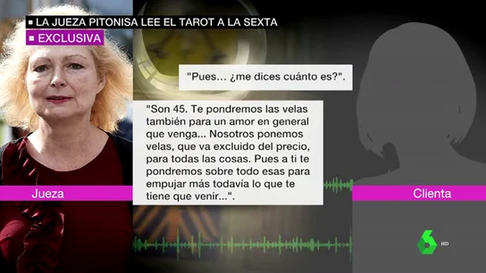 La jueza lee el tarot en laSexta La jueza lee el tarot en laSexta