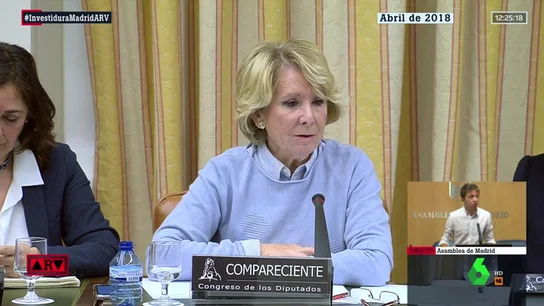 Así negaba Esperanza Aguirre la presunta financiación ilegal del PP madrileño Así negaba Esperanza Aguirre la presunta financiación ilegal del PP madrileño