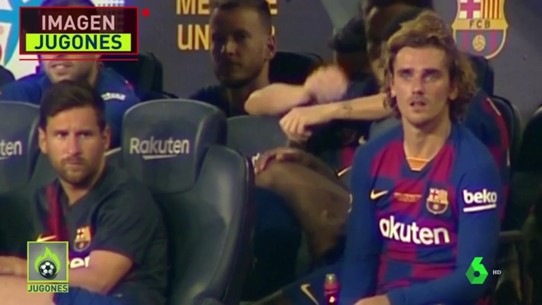 Messi y Griezmann, distantes en el Gamper: ni se cruzaron la mirada