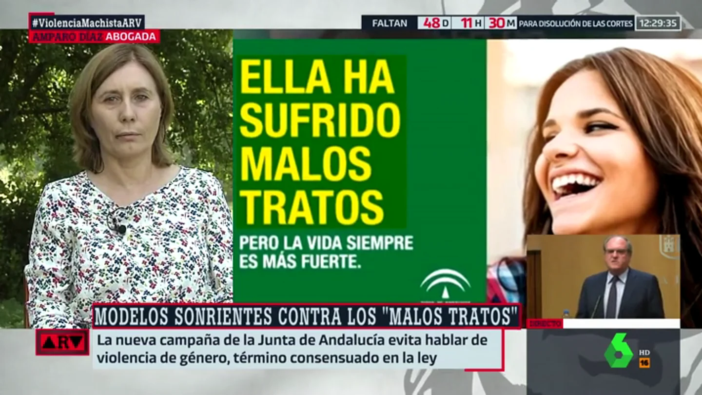 Las razones por las que "no es efectiva" una campaña centrada en víctimas de violencia machista sonrientes Las razones por las que "no es efectiva" una campaña centrada en víctimas de violencia machista sonrientes