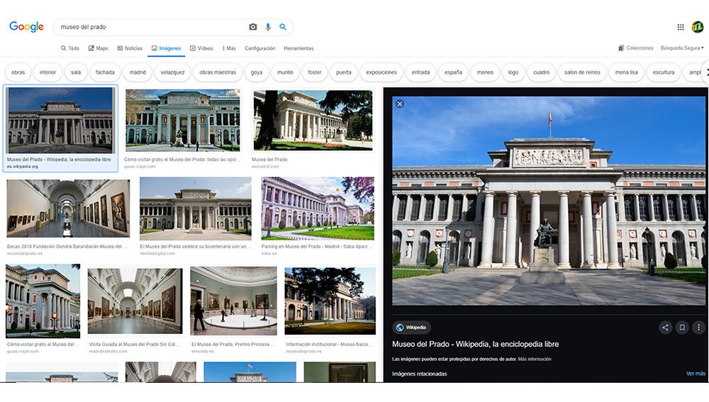 A la derecha el nuevo menú