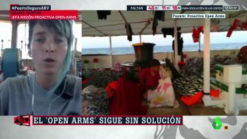Anabel Montes, coordinadora de Proactiva Open Arms: "No queremos favores sino que el Gobierno interceda por el desembarco"