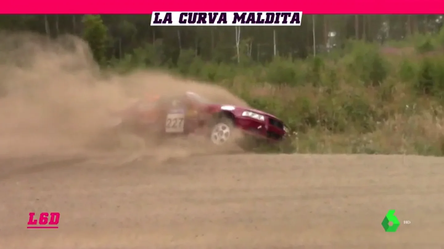 Así es la temida 'curva maldita' del rally de Finlandia Así es la temida 'curva maldita' del rally de Finlandia