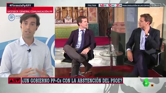 Pablo Montesinos: "Si persiste el bloqueo por culpa de Sánchez, ¿se abstendría el PSOE para investir a Casado? Pablo Montesinos: "Si persiste el bloqueo por culpa de Sánchez, ¿se abstendría el PSOE para investir a Casado?