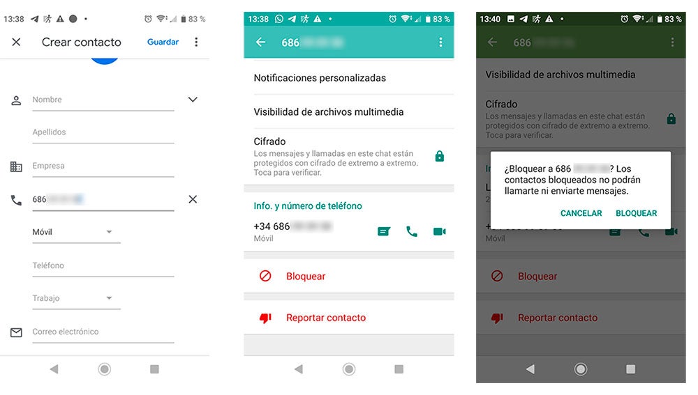 Bloqueando a tu vecino de WhatsApp